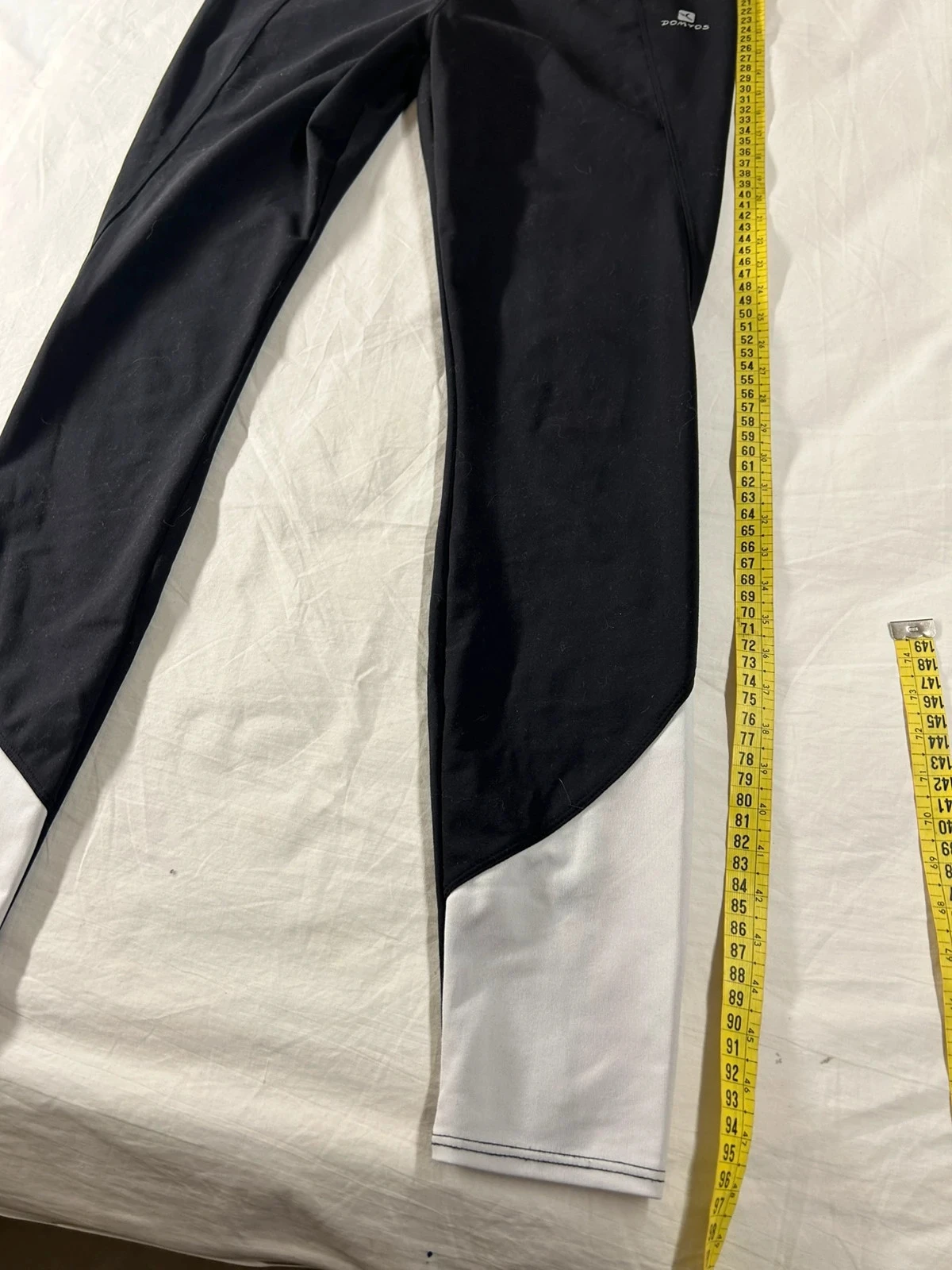 Zwarte en witte legging domyos maat L – photo 4